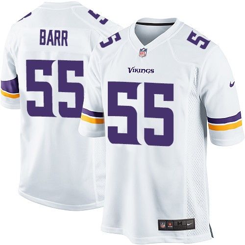 Nike Vikings #55 Anthony Barr White Youth Stitched NFL Elite Jersey